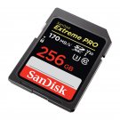 SanDisk Extreme Pro SDHC/SDXC 256GB SD 4K Memory Card for Camera SDXXG Class10 C10 U3 V30 UHS-I