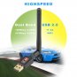 600Mbps Wireless Dual Band USB WI-FI Network Adapter with Antenna (Black)