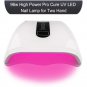 Skin Care UV LED Nail Dryer Gel Polish Curing Lamp Manicure Tool +Red Light + Auto Sensor