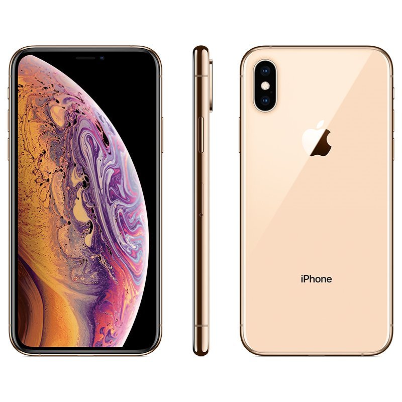 New 5.8-inch Apple iPhone XS Unlocked 4G LTE Phone 4GB + 256GB (Gold)
