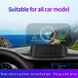 Universal Car-loaded Heads-Up Display HUD Portable OBD GPS Navigation Projector (Black)