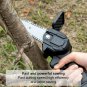 4-inch Mini Pruning Electric Chainsaw For Fruit Tree Garden Trimming (black)