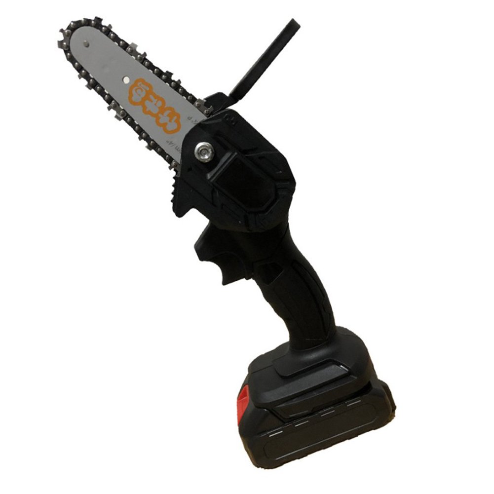 4inch Mini Pruning Electric Chainsaw For Fruit Tree Garden Trimming (black)