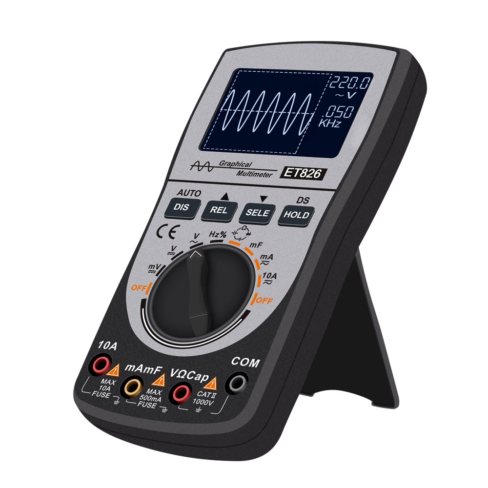MusTool MT8206 Upgraded Digital Oscilloscope Multimeter (gray)