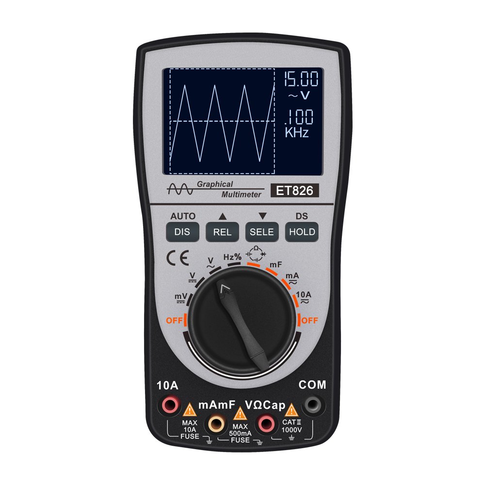 MusTool MT8206 Upgraded Digital Oscilloscope Multimeter (gray)