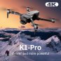 K1-Pro GPS Professional 2-axis Gimbal Camera 90 Deg Adj Drone KF107 Long Distance Pkg 3 batteries