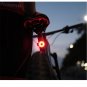 Intelligent Sensing Rear Brake Bicycle Taillights Set USB charging (black)