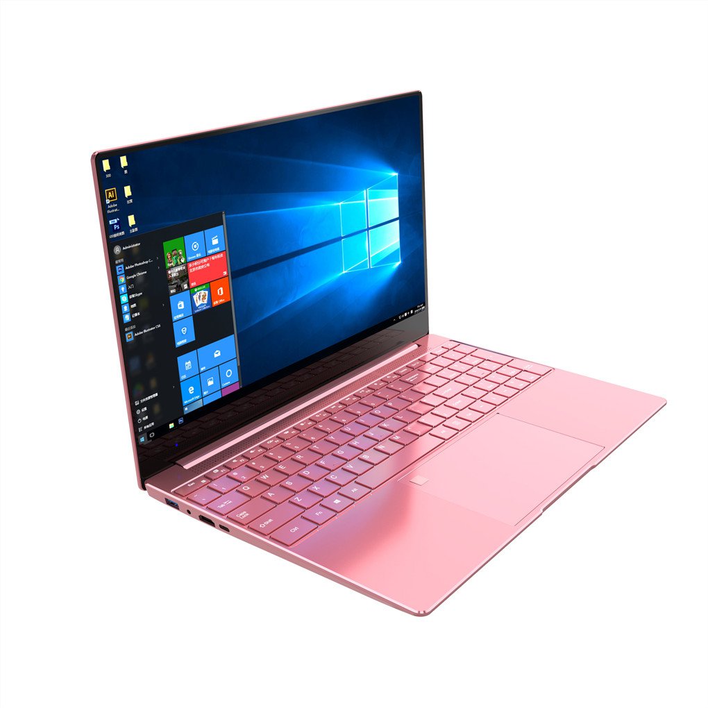 New! 15.6-inch Intel Celeron J3455 Pink Notebook Pc 8gb+512gb 