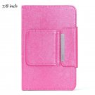 Wireless Bluetooth Keyboard For Tablet Leather Case+OTG+Stylus for 9/10 inch size Tablet(pink)