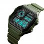 SKMEI Military Style Waterproof Luminous Outdoor Sport Digital Watch (Olive Green)