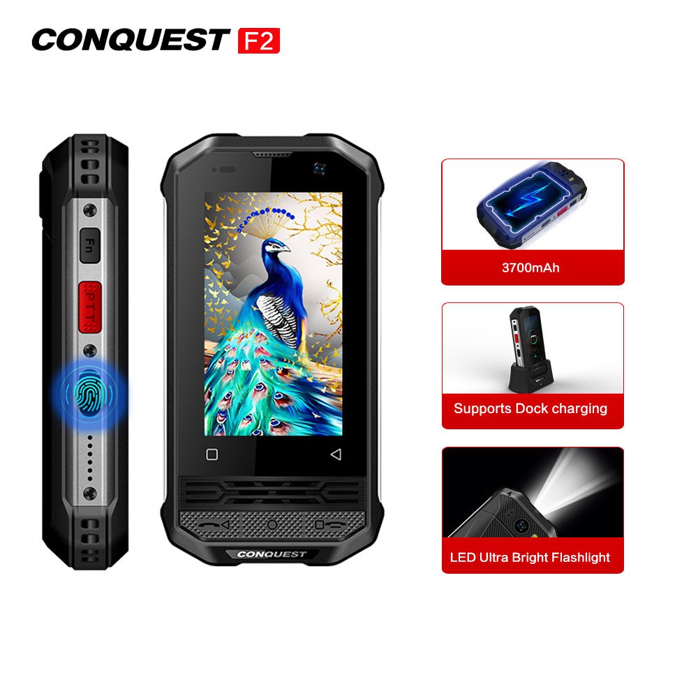 Conquest F2 Luxury Version Mini Rugged Android Smartphone 3GB+32GB Deluxe Edition