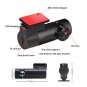 G10 Android Dash Cam Car DVR Camera Recorder Car Radio USB Support TF Card Motion Detection black