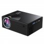Alston C7 LED Video Projector for Home Cinema 2000 Lumens SAME SCREEN EDITION (black)