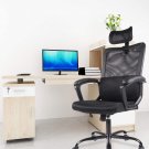 SmugDesk Ergonomic Adjustable High Back Office Chair (black)