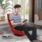 360 Degrees Rotating Folding Floor Gaming Chair (Orange)
