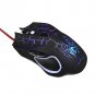A888 Crack Pattern USB Wired LED Gaming Mouse (black)