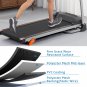 1.5hp Folding Treadmill Electric Running, Jogging and Walking Machine with Device Holder