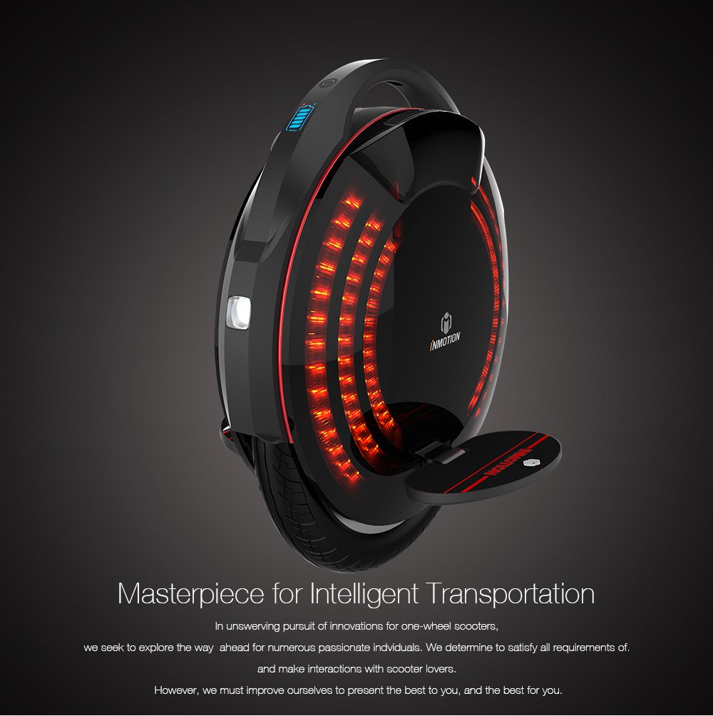 INMOTION V8 Monowheel Electric Scooter One Wheel Self-Balancing EUC Scooter