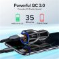 Qualcomm QC3.0 Dual USB Quick Charge Car Charger Adapter (black)