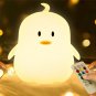 USB Rechargeable Cute Penguin Night Light Remote Controlled Color-Changing Luminous LED Baby Lamp