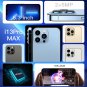 New Unlocked i13Pro MAX 6.3-inch FHD Screen Android Smartphone 1GB+8GB (black) US plug