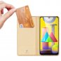 DUX DUCIS Android Smartphone Leather Magnetic Protective Case with Cards Slot (Golden)