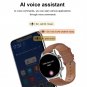 1.36-inch Metal HK8 Pro Android Smartwatch AMOLED Bright Screen Bluetooth Calling(Gold)