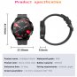 1.32-inch HD MT13 Waterproof Bluetooth Health Monitor Bracelet Android Smartwatch(white)