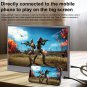 15.6-inch Android Phone External Projection Screen Extensible Connect Display (black)