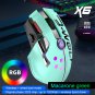 X6 Dual Mode High Precision Mechanical Gaming Mouse (White)