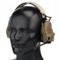 Gen 6 Communications Tactical Headset with Noise Reduction (Mud)