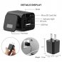 USB Charger Plug with Built-in Motion Detection High-Def Home Surveillance Camera