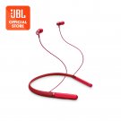 JBL Live200BT Neck-,mounted Wireless BT Earbuds with 3-btn remote mic & powerful base stereo (Red)