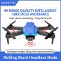 F185 4KDual Lens Camera Drone with Three-sided Automatic Obstacle Avoidance(3 Battery Pkg)