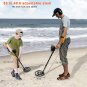 [US Direct] LCD 10-inch Metal Detector Recognition Mode Waterproof Treasure Finding Tool