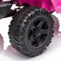 [US Direct]Pink ride-on Jeep  with parental remote control (for kids age 3-6)