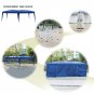 [US Direct]10x20ft Folding Canopy Family Tent Windproof+Waterproof with Carrying Case (blue)