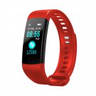 [US Direct]Y5 Android Fitness Smartwatch with Heart Rate Monitor (Red)