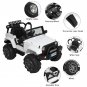 [US DIRECT]LEADZM LZ-905 Remodeled Dual Drive Power Wheels Jeep + Parental RC