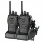 [US Direct]BF-88a 5.00w Integrated Walkie Talkie with earphones and 2800 maH battery (US Plug)