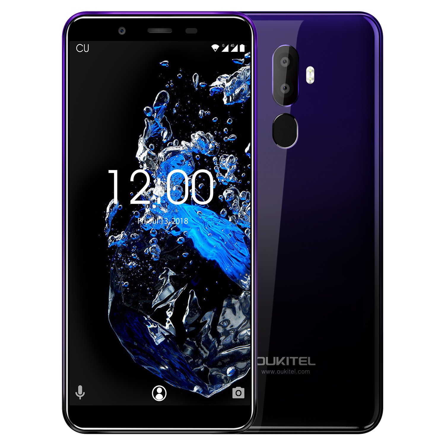 New Unlocked Original OUKITEL U25 Pro 5.5-inch 4G Android Smartphone 4GB+64GB (Gradient)