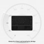 Wireless Bluetooth Keyboard Mouse Set For Android Ios Windows Phone Tablet black 10-inch