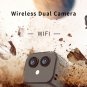 4K Night Vision Mini Camera with Dual Lens Camera and 170Â° Wide Angle View