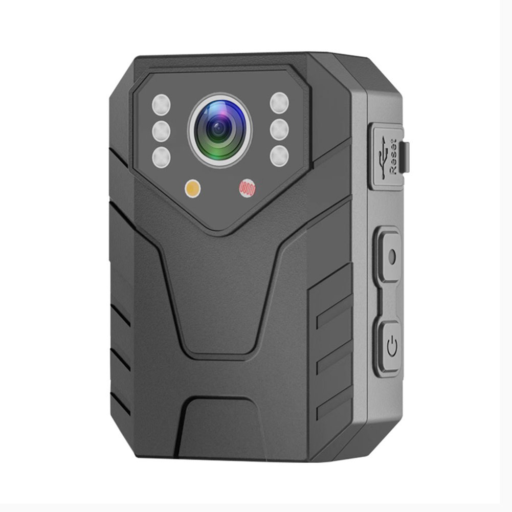 HD Anti-Shake Night Vision Body Cam with Back Clip + 360Â° rotatable lens