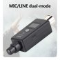 U3 Dynamic Microphone Wireless PA System TxRx Plug-on Mic Audio Mixer