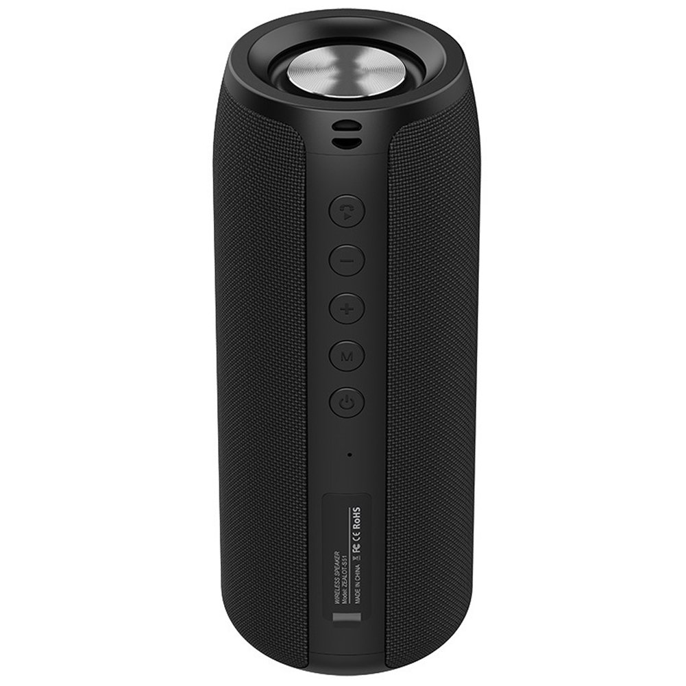 S51 Dual Pairing IPX5 Waterproof Outdoor Bluetooth Stereo Speaker (Black)