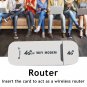 4G LTE Wi-Fi Modem Wireless Network Adapter 4G Mobile USB Router (black)