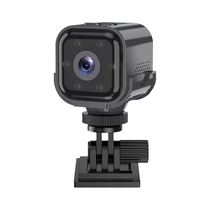 AS03 Mini Wi-Fi Infrared Night Vision Detection Cam with 2-Way Audio\Video for Home Security (black)