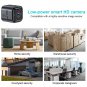 AS03 Mini Wi-Fi Infrared Night Vision Detection Cam with 2-Way Audio\Video for Home Security (black)