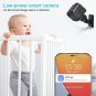 AS03 Mini Wi-Fi Infrared Night Vision Detection Cam with 2-Way Audio\Video for Home Security (black)